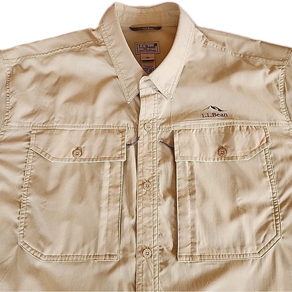 L.L. Bean Other - LL Bean Mens No Fly Zone Button Up Shirt XXL Insect Repellent Fishing Outdoors